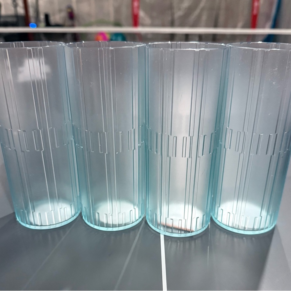 Target Clear Blue Tumblers plastic/acrylic
